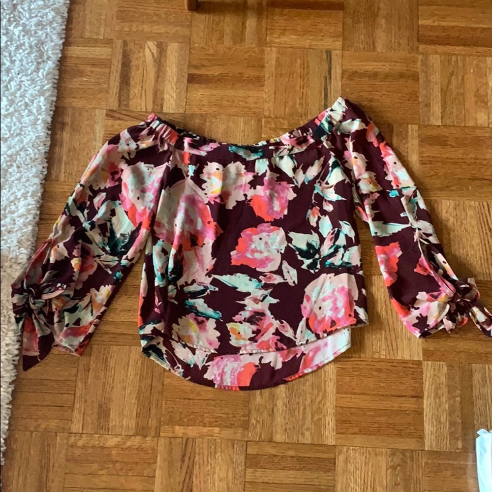 Floral Off the Shoulder Top